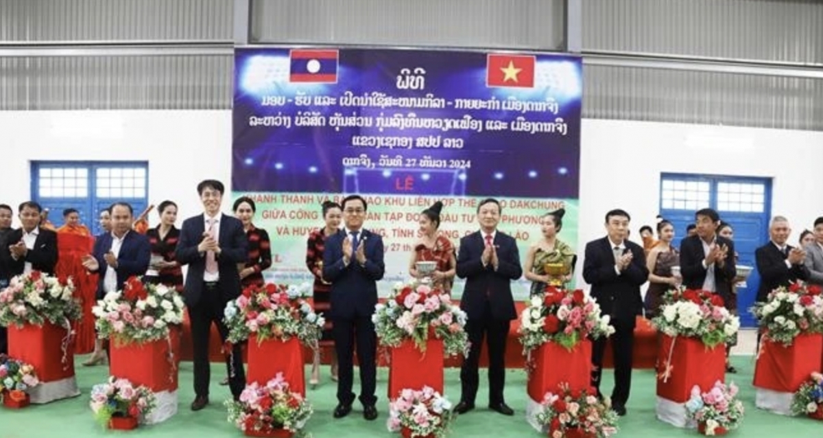 Vietnamese firm active in social welfare affairs in Laos